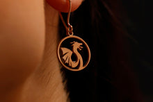 Load image into Gallery viewer, Dragonfly Jewelry Sterling Silver Dragon Dangle Earrings – Celebrate Chinese New Year in Style