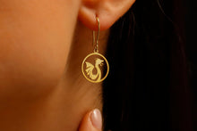 Load image into Gallery viewer, Dragonfly Jewelry Sterling Silver Dragon Dangle Earrings – Celebrate Chinese New Year in Style