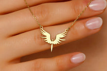 Load image into Gallery viewer, Archangel Michael’s Phoenix Necklace in 925 Sterling Silver