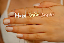 Load image into Gallery viewer, Sparkle &amp; Shine Personalized Kids Name Necklace - A Unique, Customizable Gift for Your Little Star