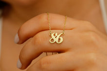 Load image into Gallery viewer, Personalised Year Necklace | Custom Birth Date &amp; Lucky Number Jewelry | Meaningful Birthday Gift