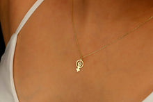 Load image into Gallery viewer, Empowering Female Symbol Venus Necklace