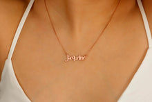 Load image into Gallery viewer, Sparkle &amp; Shine Personalized Kids Name Necklace - A Unique, Customizable Gift for Your Little Star
