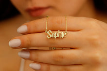 Load image into Gallery viewer, Sparkle &amp; Shine Personalized Kids Name Necklace - A Unique, Customizable Gift for Your Little Star