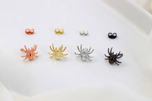 Load image into Gallery viewer, Spider Earrings - Dazzling Silver &amp; Gold Variants for a Bold Statement