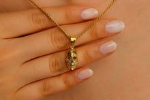 Load image into Gallery viewer, Skull Charm Necklace - Daring Statement Piece with Unique Design