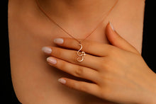Load image into Gallery viewer, Sterling Silver Yoga Symbol Necklace