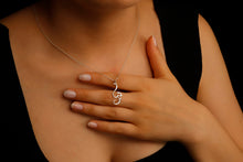 Load image into Gallery viewer, Sterling Silver Yoga Symbol Necklace
