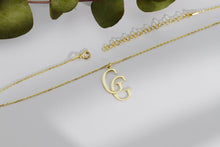 Load image into Gallery viewer, Custom Name Jewelry - Personalized Interlocking Letter Necklace