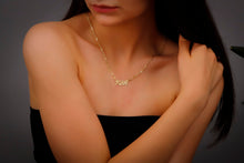 Load image into Gallery viewer, Dazzling Name Necklace - Personalized Gold Mandarin Script with Link Chain, Unique Chinese Characters Jewelry
