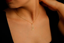 Load image into Gallery viewer, Sterling Silver Yoga Symbol Necklace