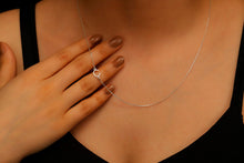 Load image into Gallery viewer, Dainty Sideways Initial Necklace | Custom Minimalist Jewelry for a Personal Touch