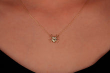 Load image into Gallery viewer, Gothic Realistic 3D Spider Necklace - Dainty 925 Sterling Silver Bug Jewelry for a Unique Statement
