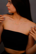 Load image into Gallery viewer, Dazzling Name Necklace - Personalized Gold Mandarin Script with Link Chain, Unique Chinese Characters Jewelry