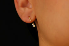 Load image into Gallery viewer, Gold Luxe Tiny Stone Ear Jacket Earrings - Dazzling Elegance for Every Occasion