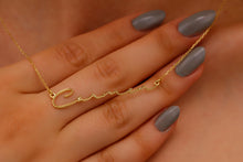 Load image into Gallery viewer, Personalized Gold Name Necklace - Customized 8K &amp; 10K Solid Gold