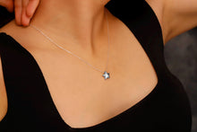 Load image into Gallery viewer, Gold Filled Star Necklace with Sterling Silver Puffy Charm - Dazzle in 3D Elegance