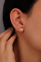 Load image into Gallery viewer, Goldsmith Personalized Gold Name Earrings - Dainty Minimalist Jewelry for Unique Gifting