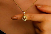 Load image into Gallery viewer, Skull Charm Necklace by SilverGoldandRose - Daring Elegance with a Touch of Edge