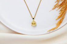 Load image into Gallery viewer, Skull Charm Necklace by SilverGoldandRose - Daring Elegance with a Touch of Edge