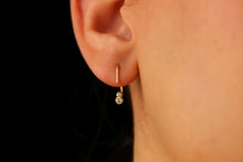 Load image into Gallery viewer, Gold Luxe Tiny Stone Ear Jacket Earrings - Dazzling Elegance for Every Occasion
