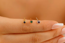 Load image into Gallery viewer, Birthstone Stud Earrings by SilverGoldandRose