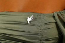 Load image into Gallery viewer, Pigeon Brooch - Inspirational Bird Lapel Pin for Bird Lovers - Unique Peace Dove Jewelry