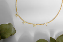 Load image into Gallery viewer, Initials by Design Personalized Station Name Necklace – Celebrate Your Uniqueness