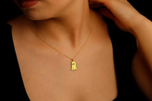 Load image into Gallery viewer, Silver Ghost Necklace with Pumpkin Charm | Spooky Halloween Jewelry
