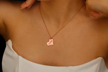 Load image into Gallery viewer, Personalized  Heartfelt Handwriting Engraved Pendant Necklace in 925 Sterling Silver