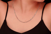 Load image into Gallery viewer, Rainbow Glam Necklace - Dainty 14K Gold Filled Tennis Jewelry with Colorful CZ Stones