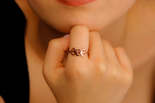 Load image into Gallery viewer, Angel Numbers Jewelry Sterling Silver Ring – Embrace Your Luck with Numerology Magic