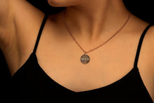 Load image into Gallery viewer, Eastern Orthodox Cross Necklace | Engraved Disc with IC XC NIKA Charm