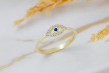 Load image into Gallery viewer, Elysian Evil Eye Rings – Stylish Protection Against Negativity