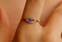 Load image into Gallery viewer, Elysian Evil Eye Rings – Stylish Protection Against Negativity