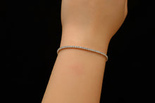 Load image into Gallery viewer, Dazzling Dainty Tennis Bracelet Sterling Silver | Perfect Minimalist Gift