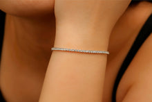 Load image into Gallery viewer, Dazzling Dainty Tennis Bracelet Sterling Silver | Perfect Minimalist Gift