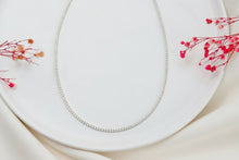 Load image into Gallery viewer, Diamond Tennis Choker Necklace in 925 Sterling Silver