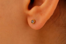 Load image into Gallery viewer, Birthstone Stud Earrings by SilverGoldandRose