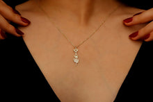 Load image into Gallery viewer, Lotus Unalome Necklace - Sterling Silver Yoga Symbol of Enlightenment