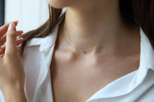 Load image into Gallery viewer, 925 Sterling Silver Initial Choker Necklace • Personalized Letter Jewelry for Her