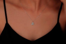 Load image into Gallery viewer, Radiant Jewel Diamond Leaf Pendant Necklace – Exquisite Monstera Leaf Design, Perfect Tropical Charm for Every Occasion