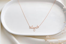 Load image into Gallery viewer, Gleaming Gifts Handwritten Signature Name Necklace - Personalized Sterling Silver Jewelry for Unique Holiday Memories