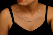 Load image into Gallery viewer, Diamond Tennis Choker Necklace in 925 Sterling Silver