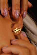 Load image into Gallery viewer, Personalized Chef Knife Name Earrings | Unique Culinary Jewelry | Perfect Gift for Chefs