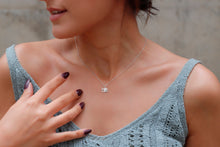 Load image into Gallery viewer, Camera Necklace with Sparkling CZ Diamond Accents | SilverGoldandRose
