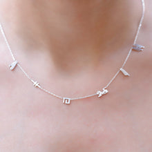 Load image into Gallery viewer, Your Name in Hieroglyphs Necklace - Personalized Egyptian Name Jewelry