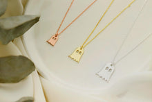 Load image into Gallery viewer, Ghostly Delights Sterling Silver Tiny Ghost Necklace - Adorable Spooky Gift for Kids &amp; Her