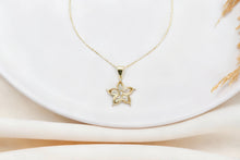 Load image into Gallery viewer, Lily Luxe 3D Lily Flower Necklace | 14K Gold Filled Pendant with CZ Stone
