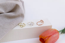 Load image into Gallery viewer, Heartfelt Designs Heart Knot Ring - Adjustable &amp; Unique Love Symbol